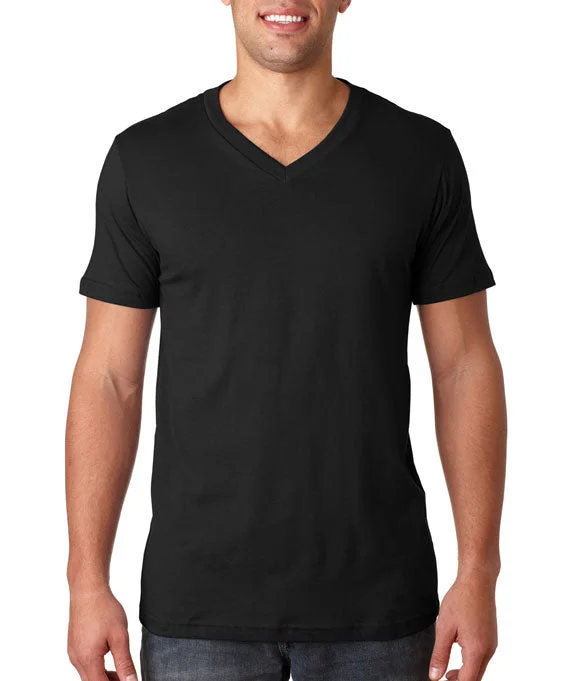 Wearable At Home Or Out 3005 - Bella + Canvas Unisex Jersey Short-Sleeve V-Neck T-Shirt | Black