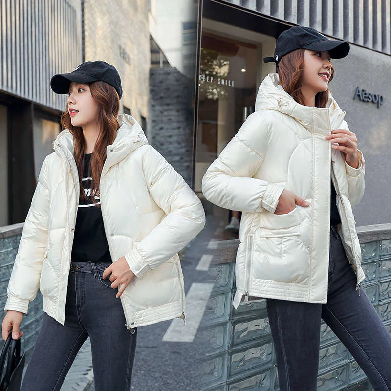Elegant Wear Warm Jacket Plus Size Loose Padded