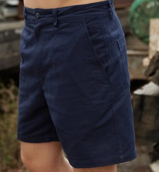 Fashion Style Bocini Cotton Drill Work Shorts-(WK614)