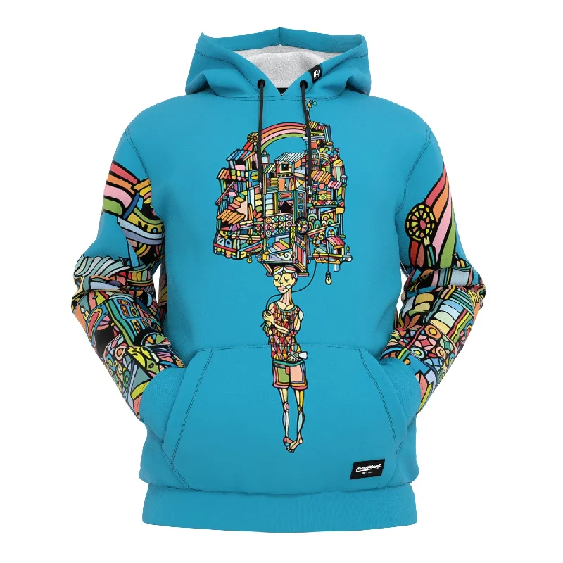 Design sense Rainboy Blue Hoodie