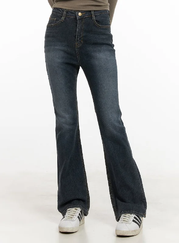 Tropical Style Kathy Slim-Fit Flared Jeans CJ506