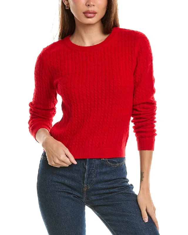 Free and comfortable Magaschoni Baby Cable Cashmere Pullover