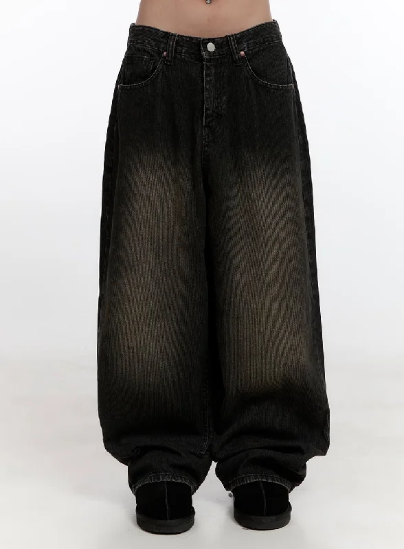 Fashionable And Fashionable Sabina Low Waist Wide Fit Denim Jeans CN425