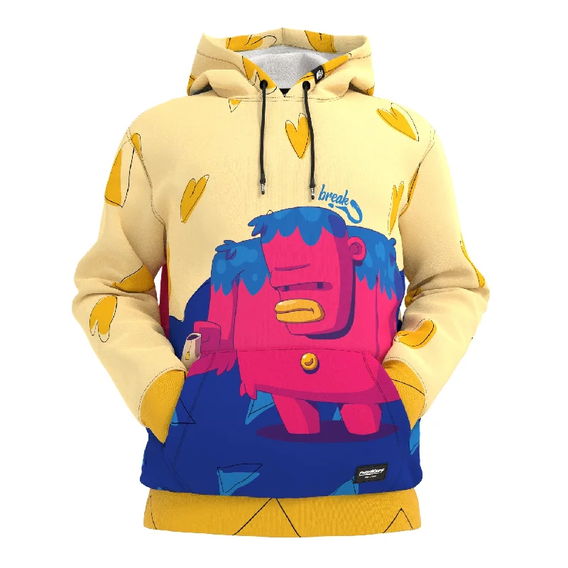 Multi-functional style Break Hoodie