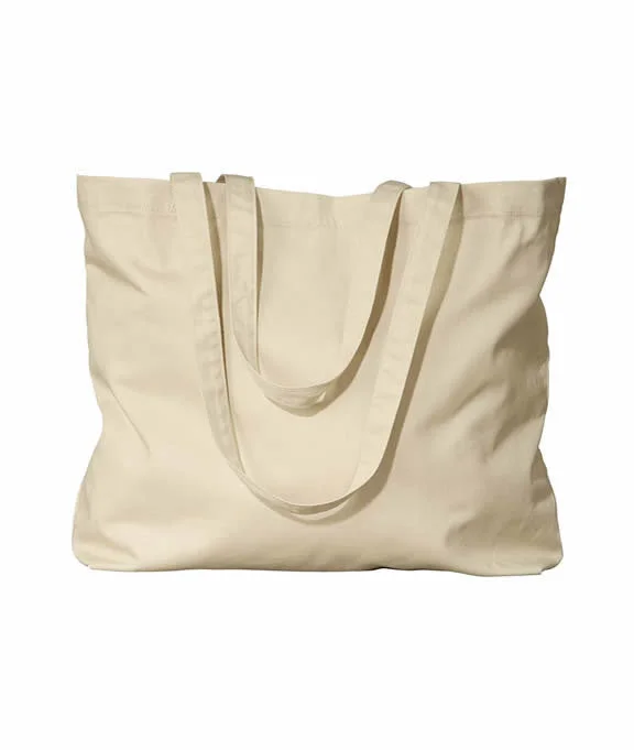 Double-sided Wear EC8001 - econscious 8 oz. Organic Cotton Large Twill Tote Bag | Oyster