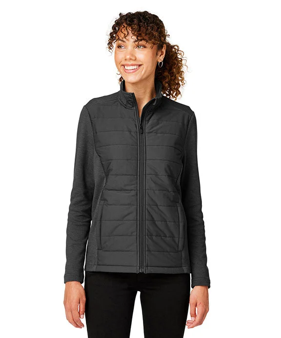 Personalized Design DG704W - Devon & Jones New Classics® Ladies Charleston Hybrid Jacket | Black Melange/Black