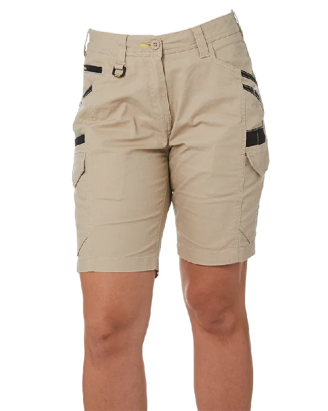 Cool Style Womens Flex and Move Cargo Short - Stone