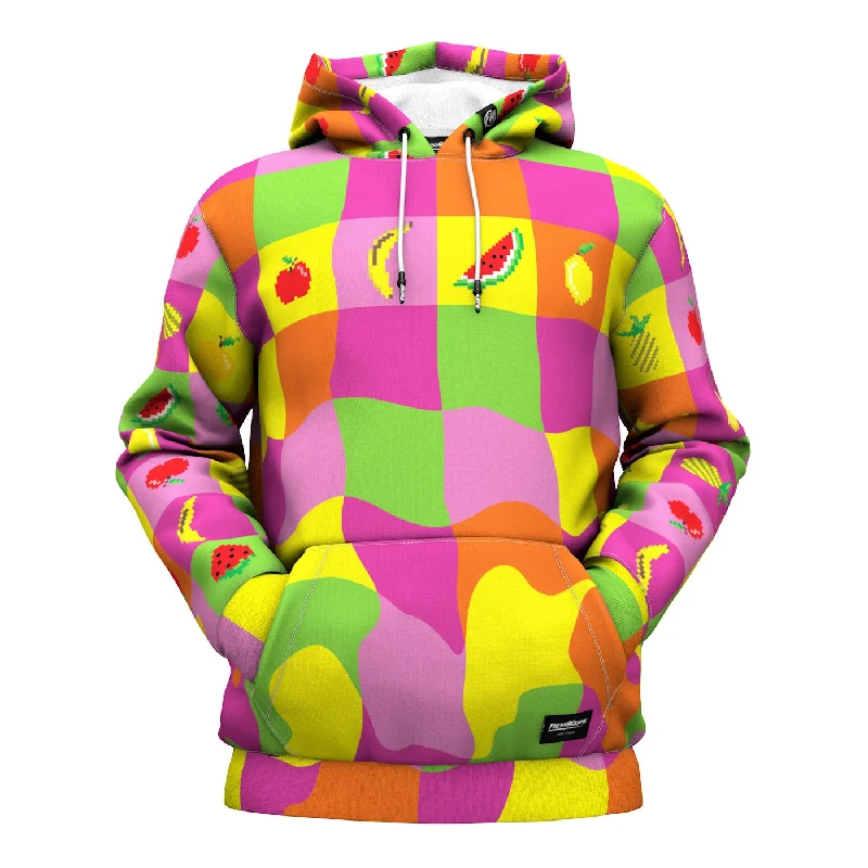 Sports Casual Style Pixel Picnic Hoodie