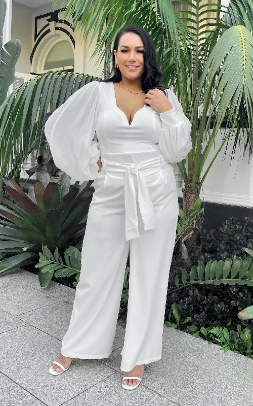 Urban Design Sense Nookie Wide Leg Pants - White