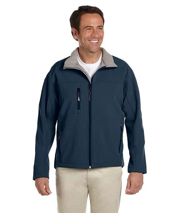 Practical Style D995 - Devon & Jones Mens Soft Shell Jacket | Navy