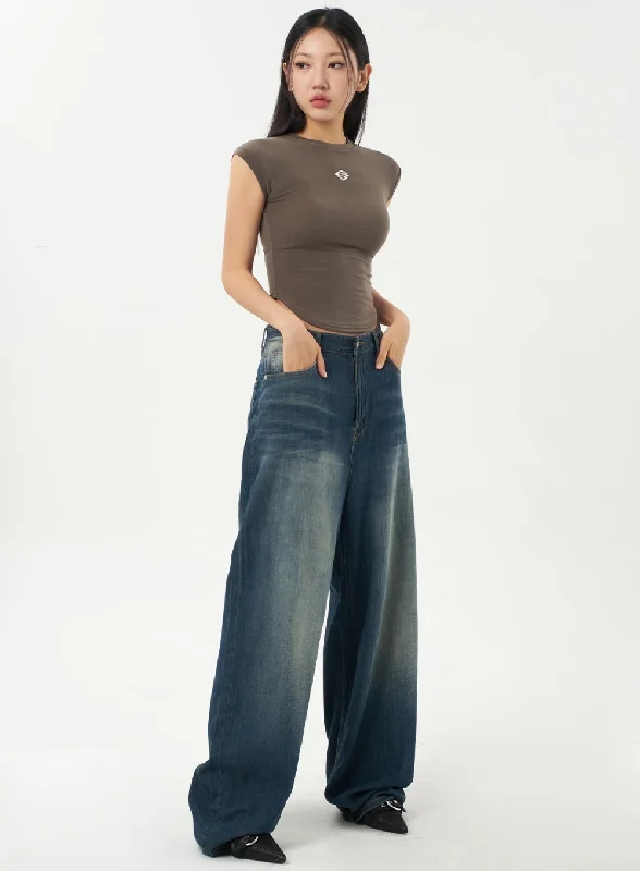 Diamond Series Baggy Low Rise Jeans CA326