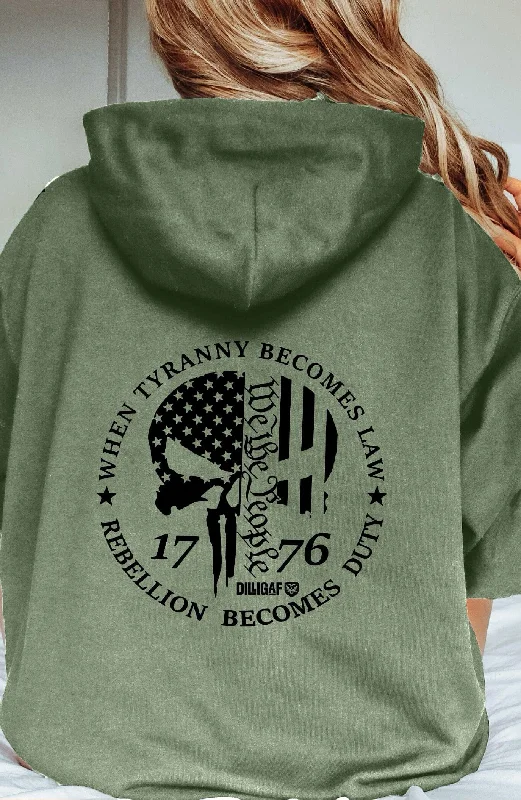 Timeless Comfort When Tyranny Becomes Law Pullover Hoodie