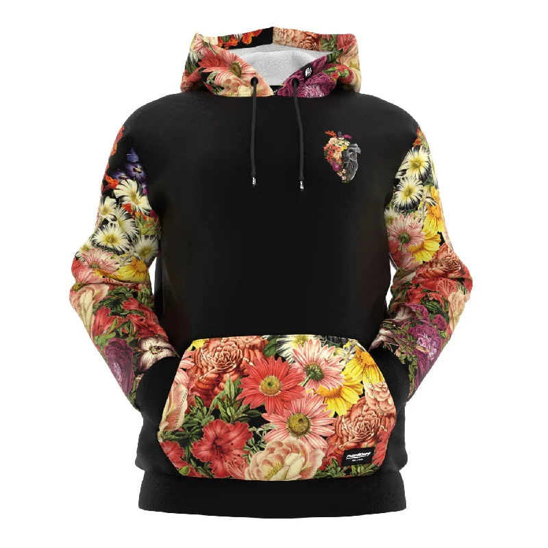 Advanced Design Flower Heart Hoodie