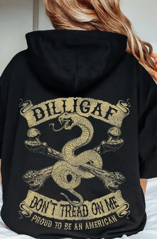 Casual Wear Don't Tread on Me Pullover Hoody