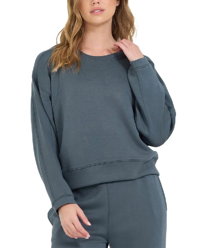 Artistic Temperament Vintage Havana Cloud Fleece Crewneck Top