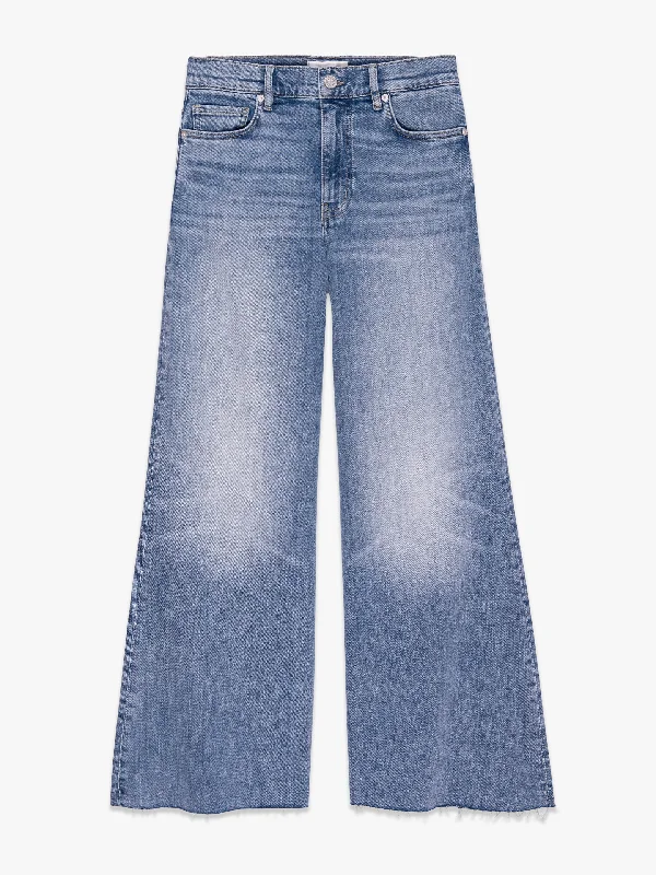 Sports Functional Style Le Palazzo Crop Raw Fray