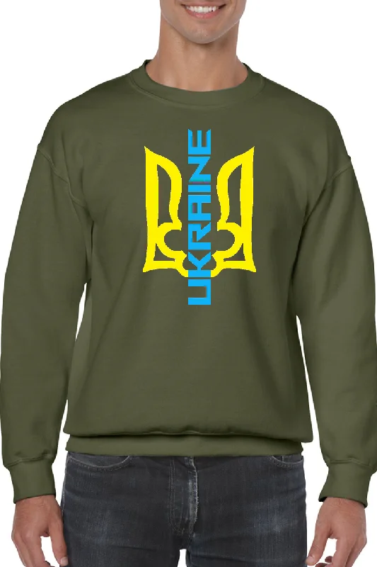 Warm Wear Adult unisex sweatshirt "Ukraine Trident"