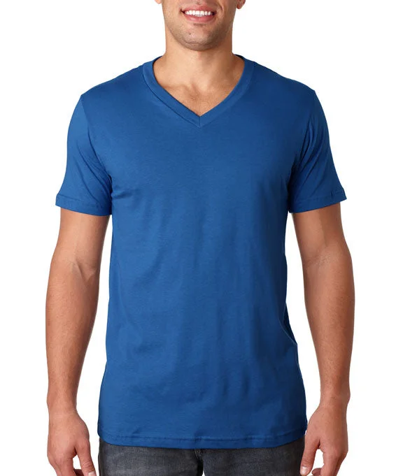 Bottom And Versatile 3005 - Bella + Canvas Unisex Jersey Short-Sleeve V-Neck T-Shirt | True Royal