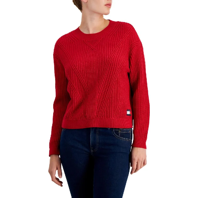 Outdoor Trend Womens Crew Neck Long Sleeve Crewneck Sweater