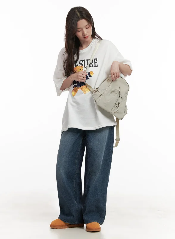 Personalized Clothing Claudia Wide-Leg Jeans IJ510