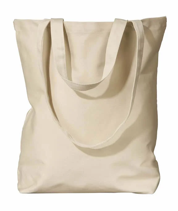 Bright Colors EC8000 - econscious 8 oz. Organic Cotton Twill Everyday Tote Bag | Oyster