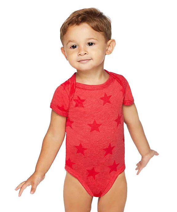 Layered Style 4329 - Code Five Infant Five Star Bodysuit | Red Star