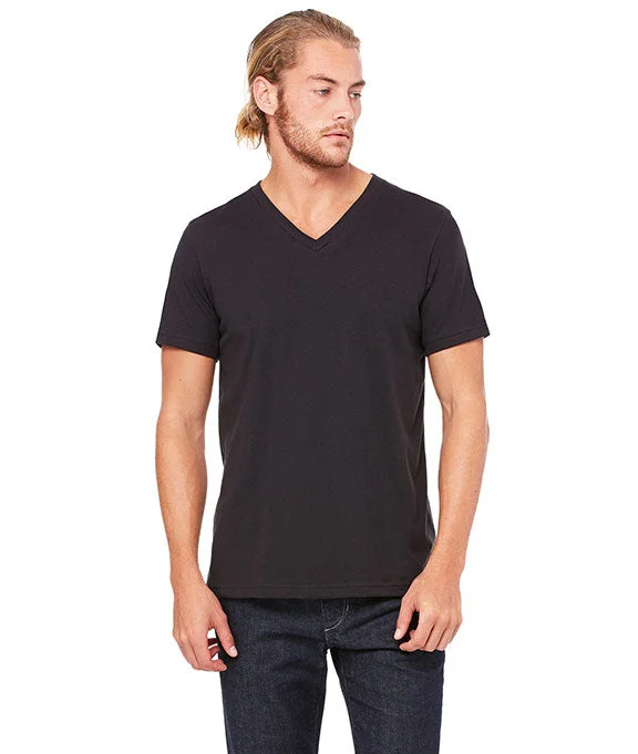 Fashionable And Versatile 3005 - Bella + Canvas Unisex Jersey Short-Sleeve V-Neck T-Shirt | Vintage Black