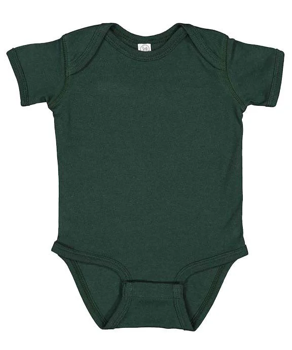 Cozy Pants 4400 - Rabbit Skins Infant Baby Lap-Shoulder Bodysuit | Forest