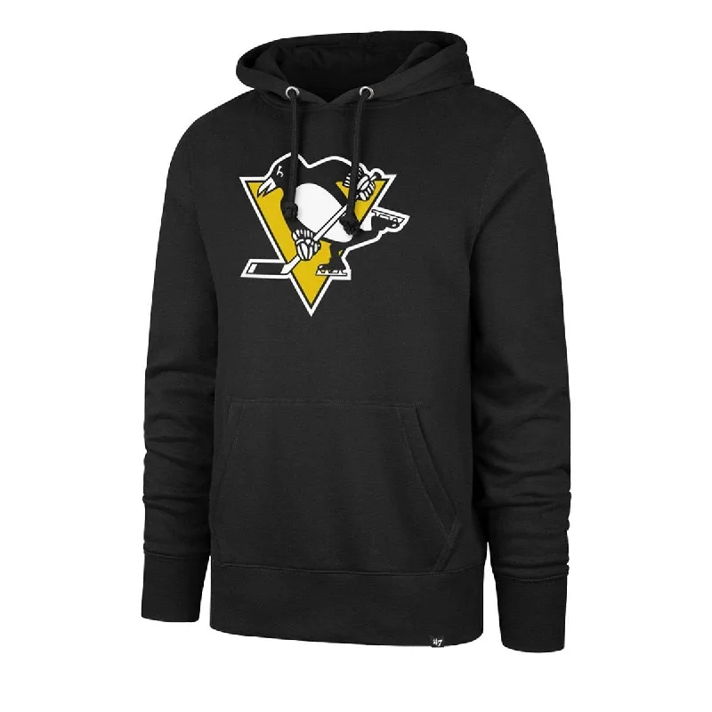 Versatile Wear 47 Brand Imprint Headline Pullover Mens Hoodie - Pittsburgh Penguins