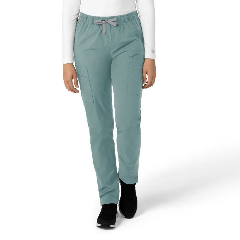 Comfortable and simple Carhartt Force Essentials Women's Straight Leg Scrub Pant - Summer Blue