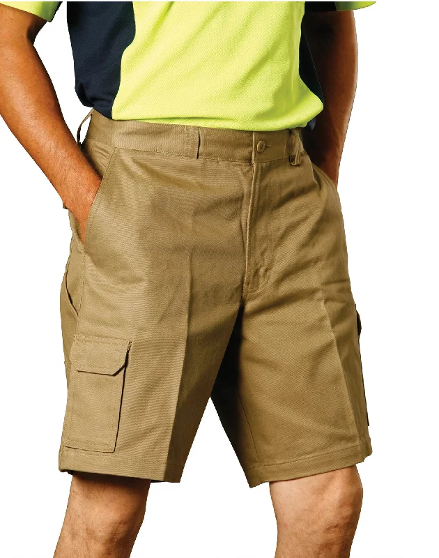 Elegant Temperament Winning Spirit Men's Cotton Pre-shrunk Drill Shorts (WP06)
