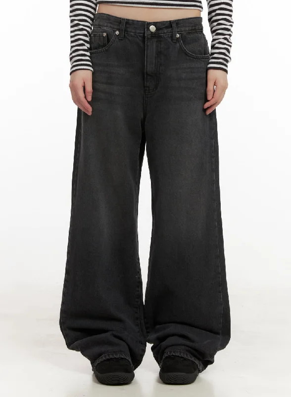 High Street Fashion Sarah Baggy Wide-Fit Jeans CJ506