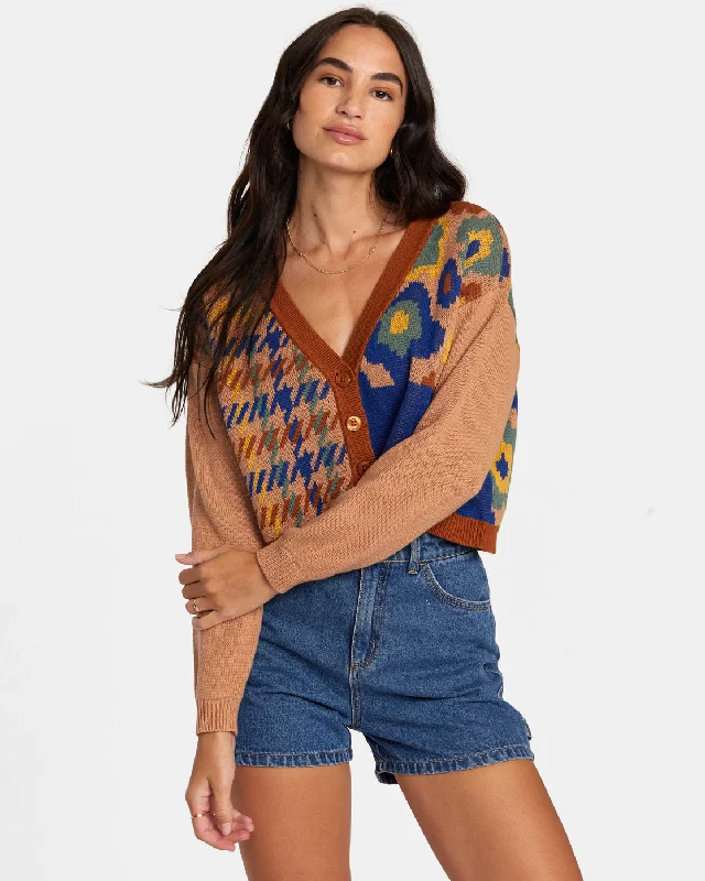 Exquisite Fabrics Happy Hour Cardigan - Multi