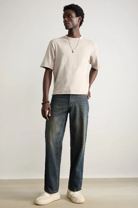 Girl Style Wide Fit Shaded Men's Jeans