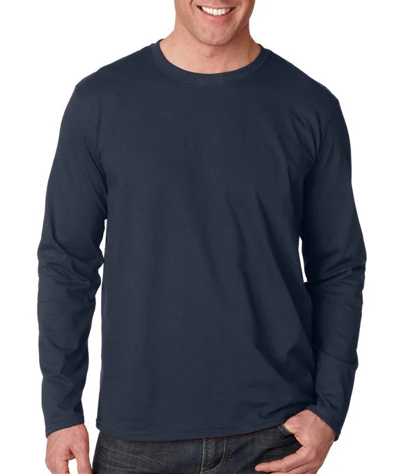Sports Functional Style 64400 - Gildan Softstyle® Adult Long-Sleeve T-Shirt | Navy