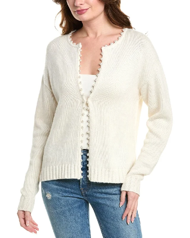 Advanced Design Splendid Emmy Pearl Wool-Blend Cardigan