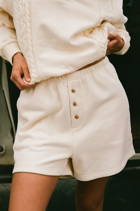 Breathable Design Eloise Fleece Short Cream
