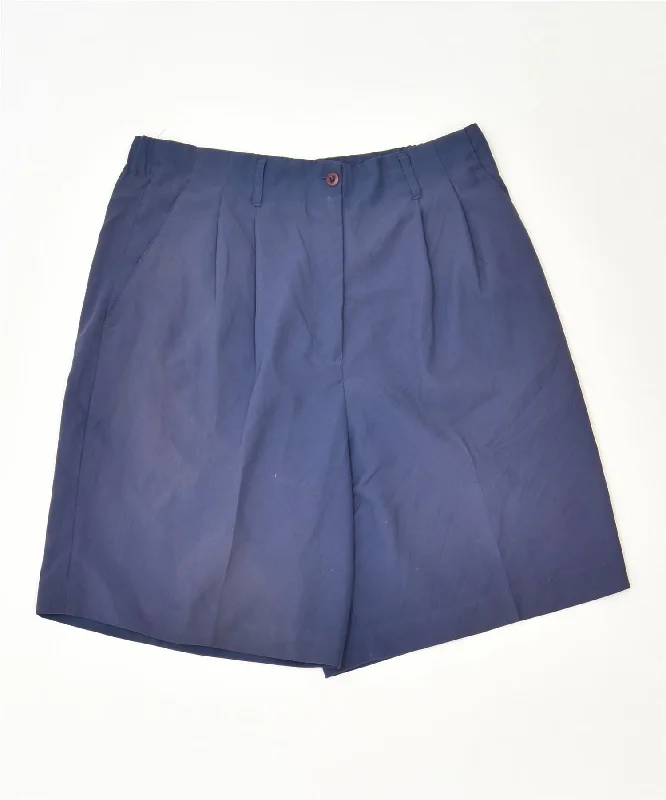 Elegant Style IZOD Womens Chino Shorts US 10 Large W31 Blue Polyester Classic