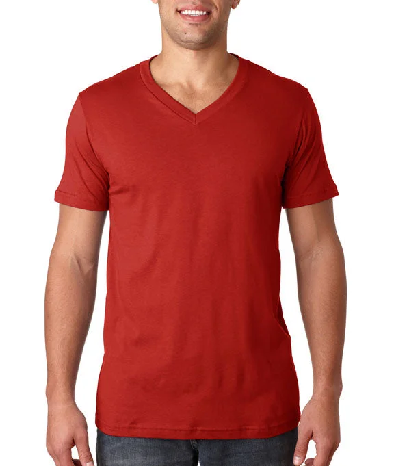 Elegant Tailoring 3005 - Bella + Canvas Unisex Jersey Short-Sleeve V-Neck T-Shirt | Canvas Red