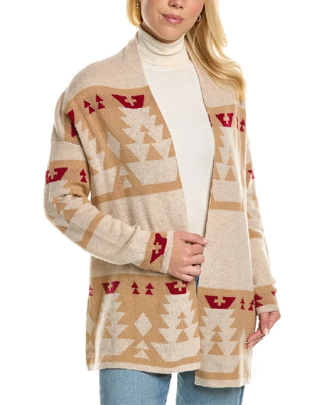 Street Fashion Hannah Rose Southwest Wool & Cashmere-Blend Shawl