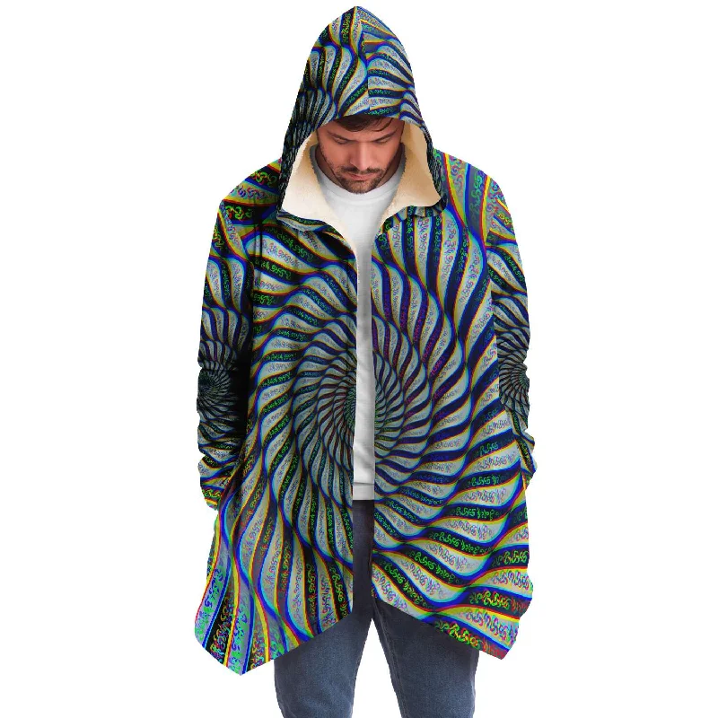 High Street Series Phonetic Vortex Micro Fleece Cloak