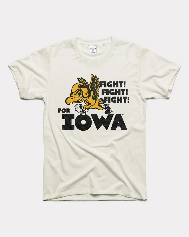 Single item design Fight! for Iowa Hawkeyes White T-Shirt