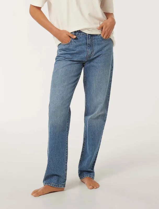 Printing decoration Paris Slim Straight Jeans