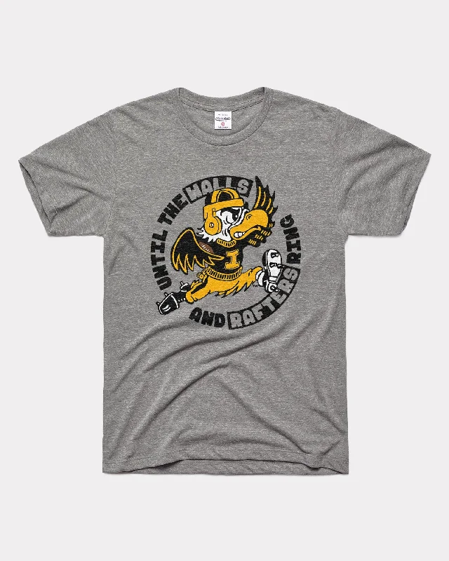Noble Temperament Until the Walls and Rafters Ring Iowa Grey T-Shirt