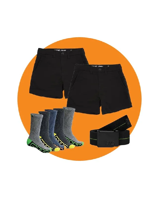 Personal Charm Tradies WS-2W Twin Value Pack - Black