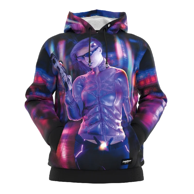 Sports Fashion Futuristic Cybergun Hoodie