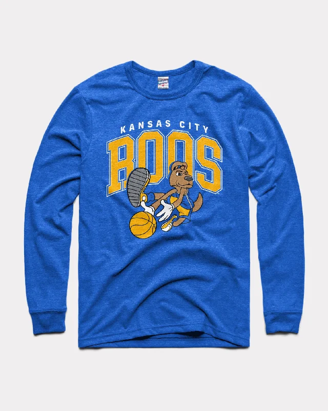 Fashion Wear Kansas City Roos Royal Blue Long Sleeve