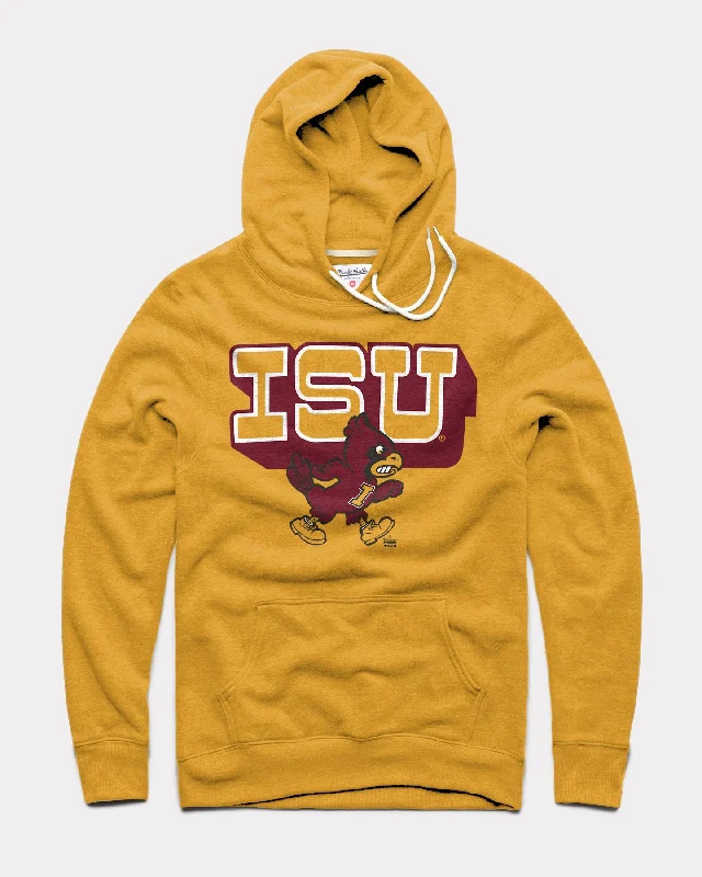 Casual Chic Wear ISU Walking Cy Gold Hoodie
