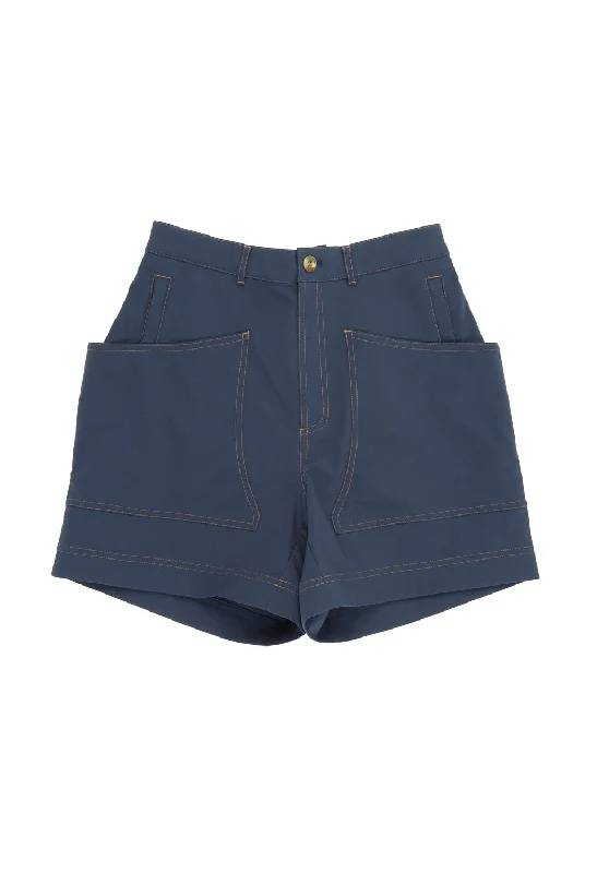 Sports Vitality Style Hikerkind Women's 8 Pocket Shorts 01 - Bathyal