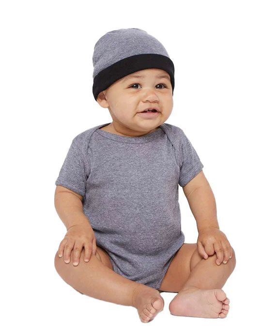Cozy Sweaters 4400 - Rabbit Skins Infant Baby Lap-Shoulder Bodysuit | Granite Heather